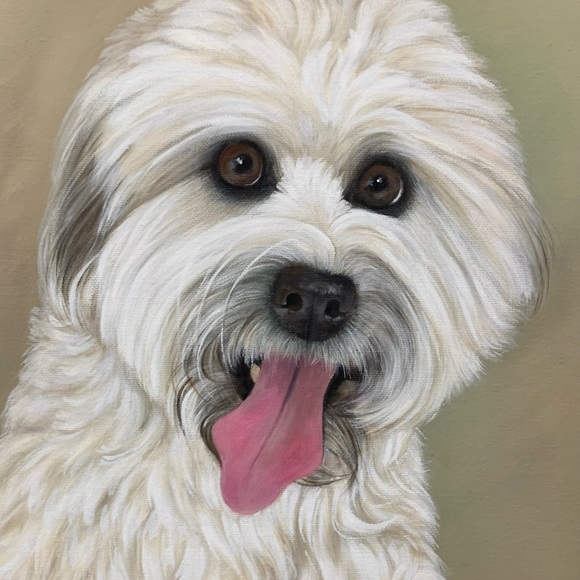 Large Original Acrylic Painting on Canvas - Picture 2 of 3